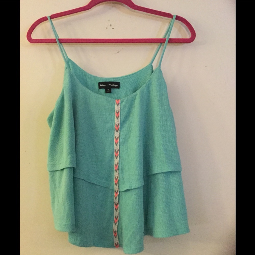 Mason Mackenzie layered tank top (Jr) Large